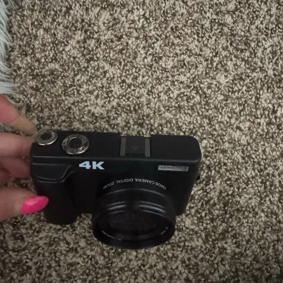 4K Black Digital Camera